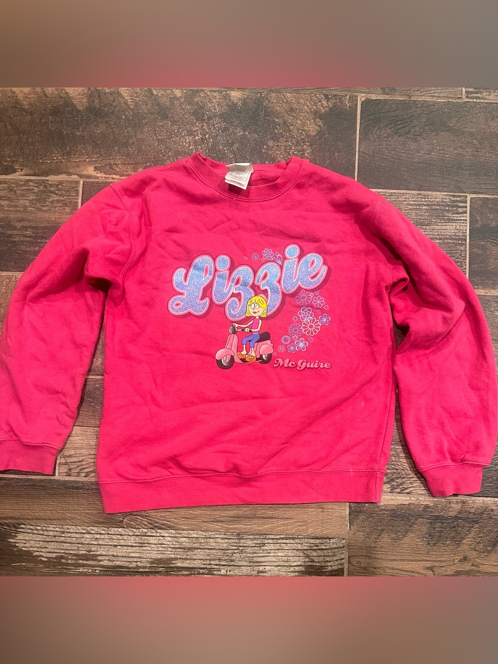 Disney Hot Pink Lizzie McGuire Graphic Sweatshirt